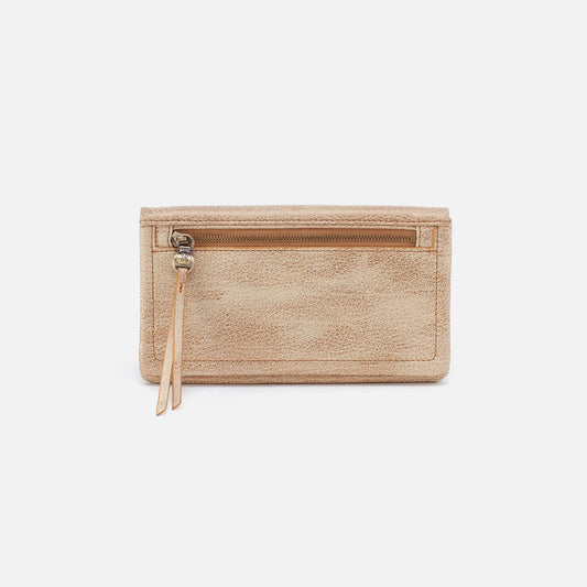 HOBO Lumen Continental Wallet Gold Leaf