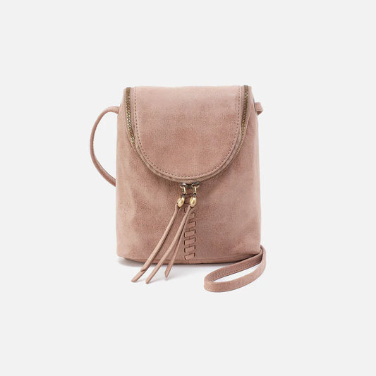 HOBO Fern Crossbody Buffed Leather Hazel