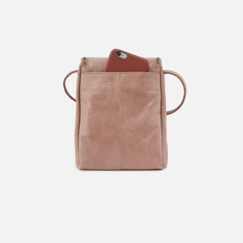 HOBO Fern Crossbody Buffed Leather Hazel