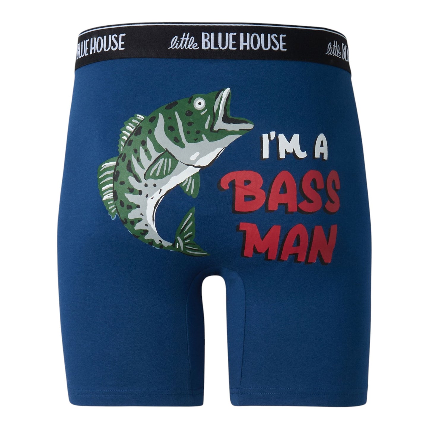 Little Blue House I'm a Bass Man Men's Boxer Briefs