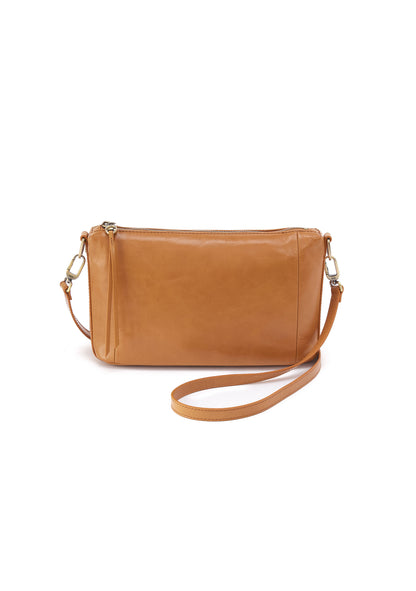 HOBO Darcy Carry-All Crossbody Natural Polished Leather