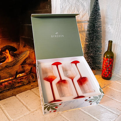 Bydeen Berry Wine Glass - Set of 4