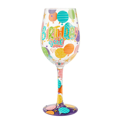 Lolita Birthday Girl Wine Glass