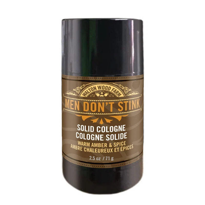 Walton Wood Farm Men Don't Stink Solid Cologne Warm Amber & Spice
