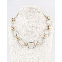 Meghan Browne Chase Gold and Silver Necklace