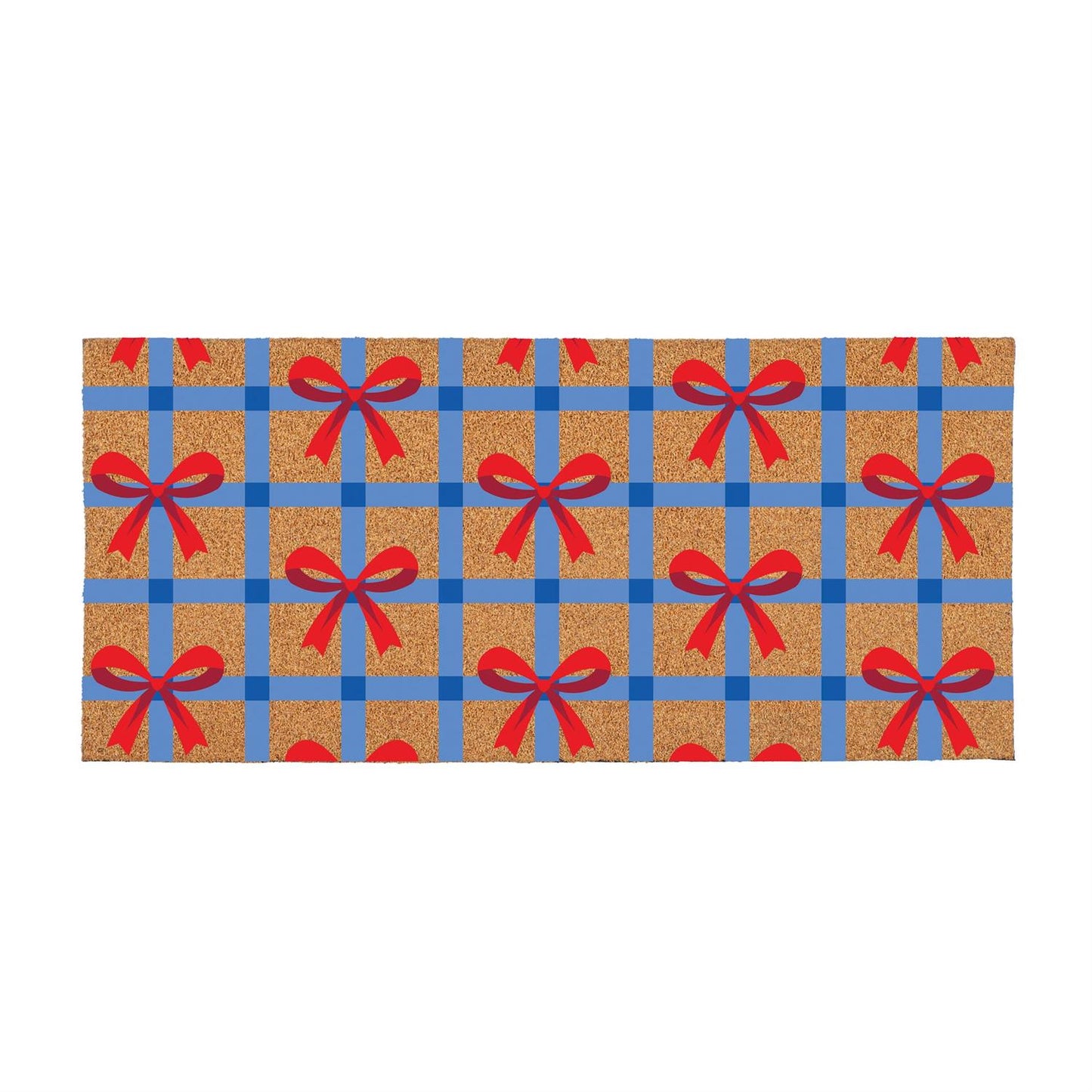 Evergreen American Classic Red Bows Coir Sassafras Switch Mat Insert