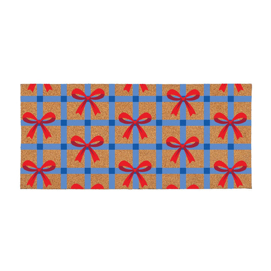 Evergreen American Classic Red Bows Coir Sassafras Switch Mat Insert