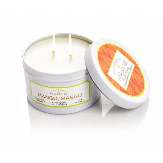 California Mango Tin Candle 8oz
