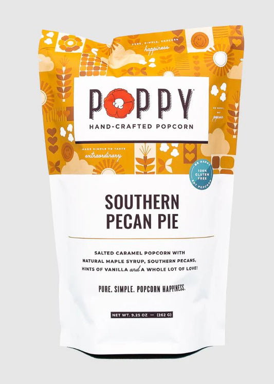 POPPY Handcrafted Popcorn Southern Pecan Pie Popcorn