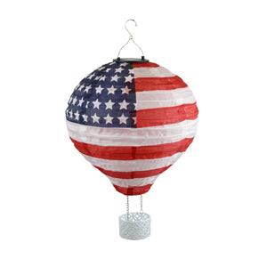 Regal Americana "Pop-Up" Hot Air Balloon Solar Lantern Large