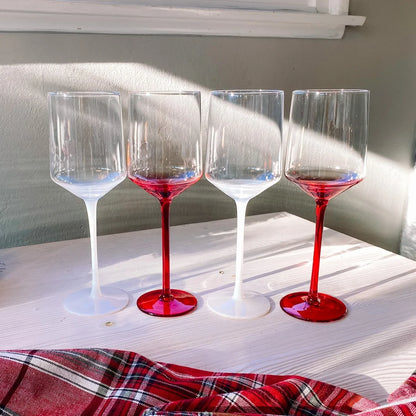 Bydeen Frosted Berry Wine Glass - Set of 4