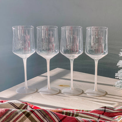 Bydeen Frosted Wine Glass - Set of 4