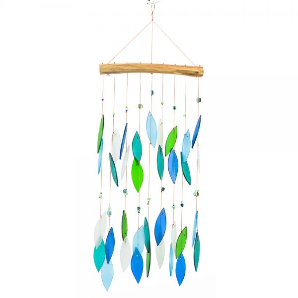 Gift Essentials Ocean Blues Beaded Driftwood Chime