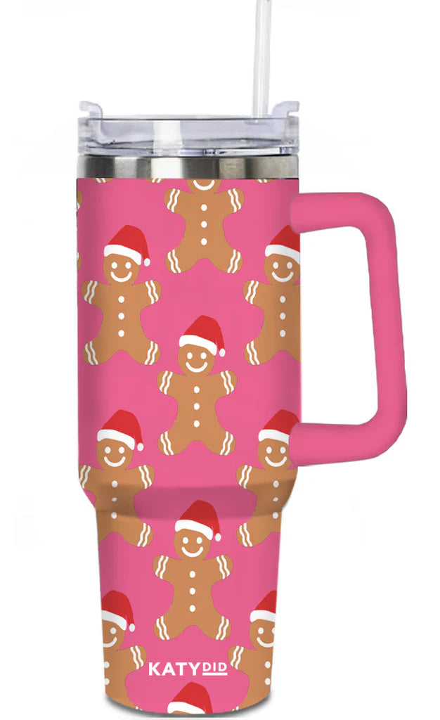 Katydid Gingerbread Man Tumbler