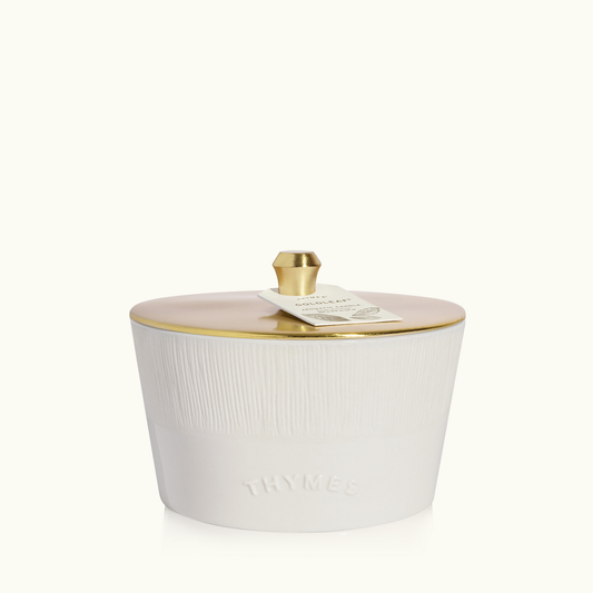 Thymes Gold Leaf Aromatic Candle (3 wick)