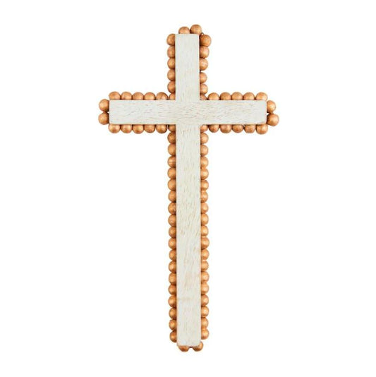Mud Pie Medium Gold Bead Cross Sitter