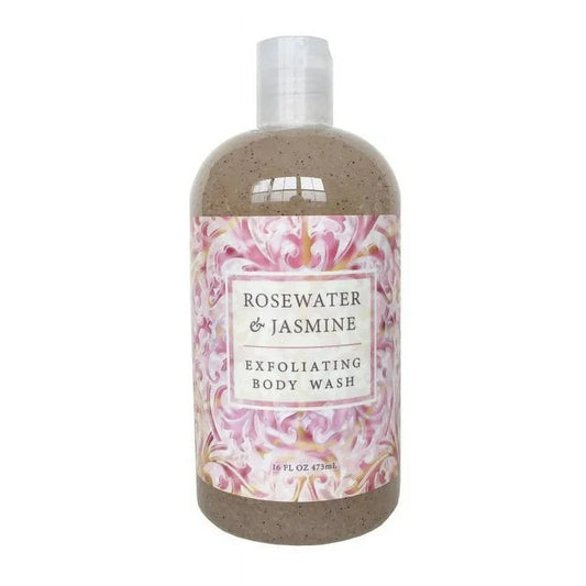 Greenwich Bay Rosewater Jasmine Exfoliating Body Wash - gg's art frames gifts