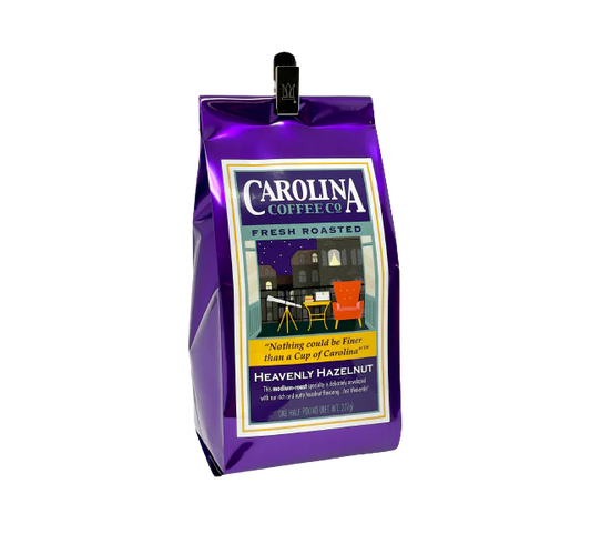 Carolina Coffee Heavenly Hazelnut Half Pound Bag