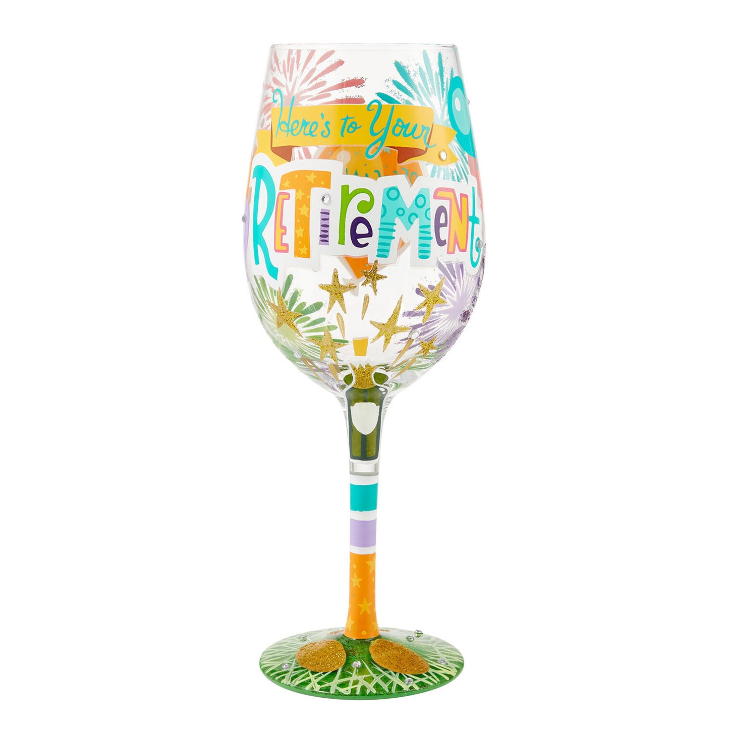 Lolita Here's to you Retirment Wine Glass