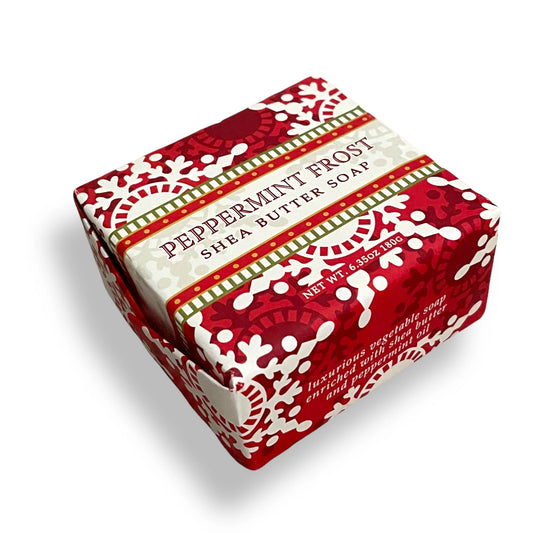 Greenwich Bay Peppermint Frost Shea Butter Soap Bar 6.35oz