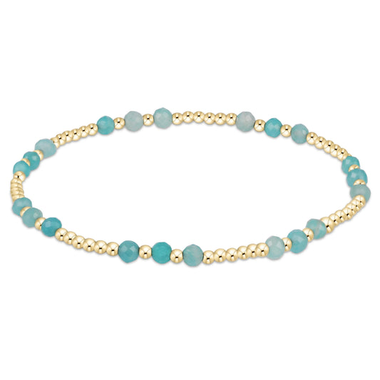 Enewton Joy Gem 3mm Bracelet -  Amazonite