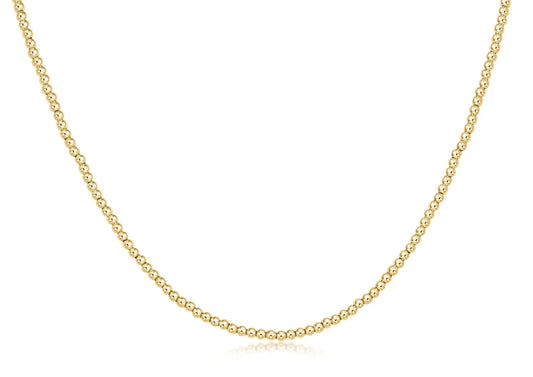 enewton 17" Choker Classic 2mm Bead - Gold