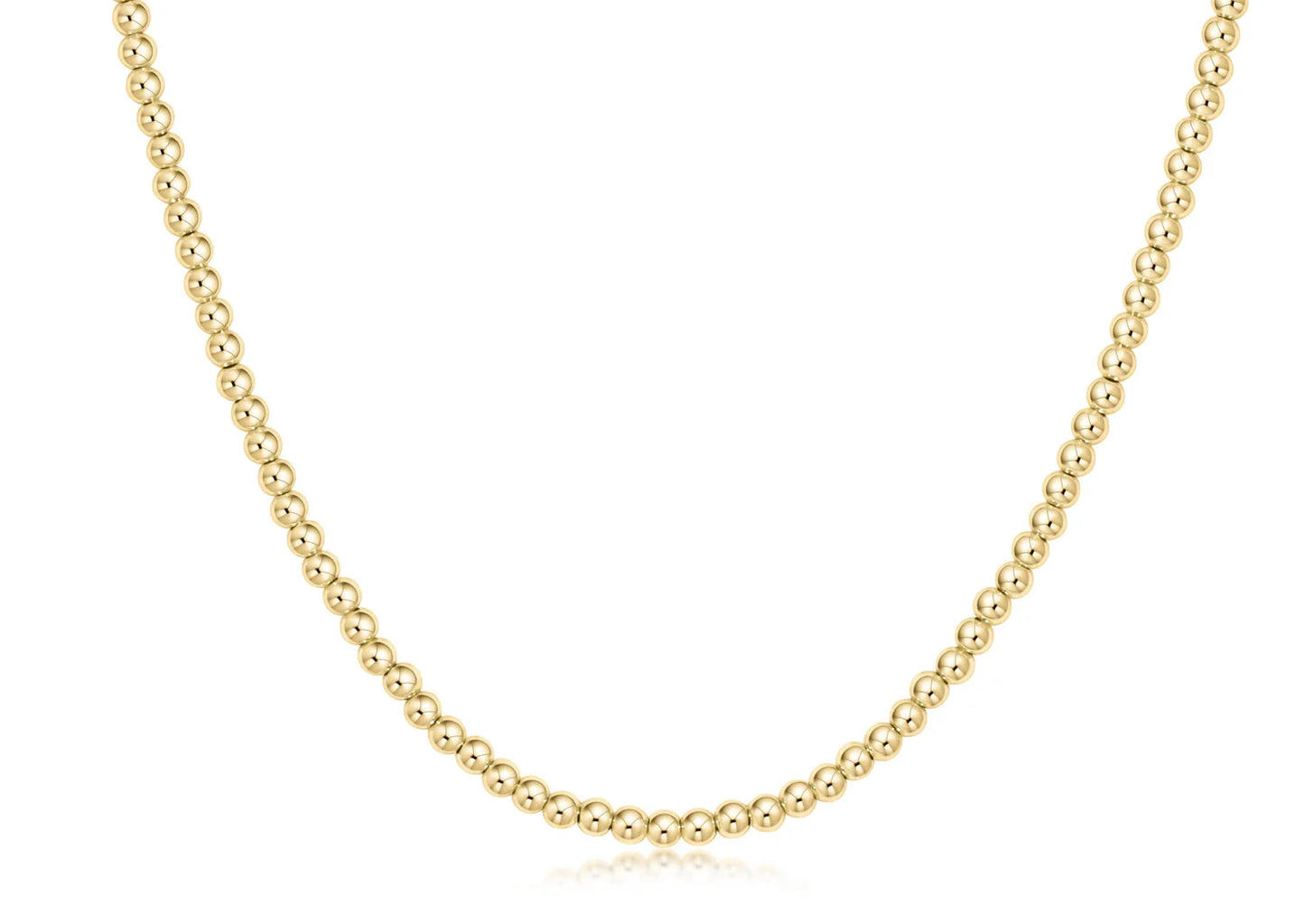 enewton 17" Choker Classic 3mm Bead - Gold