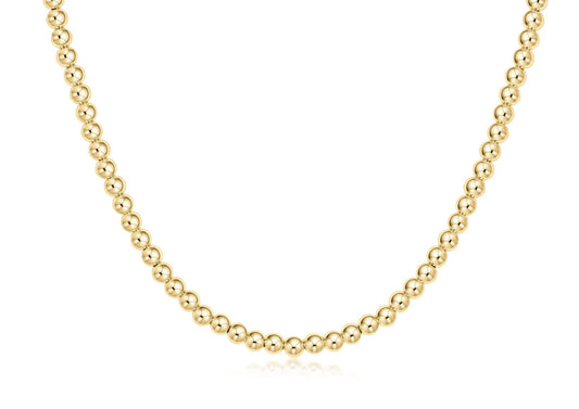 enewton 17" Choker Classic 4mm Bead - Gold