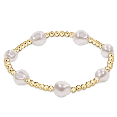 Enewton Extends - Admire Gold 3mm Pearl Bead Bracelet