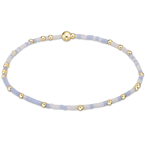 Enewton Gameday Hope Unwritten Bracelet - Light Blue - White