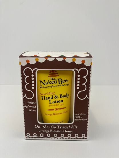 The Naked Bee Gingerbread Holiday On-the-Go Travel Kit