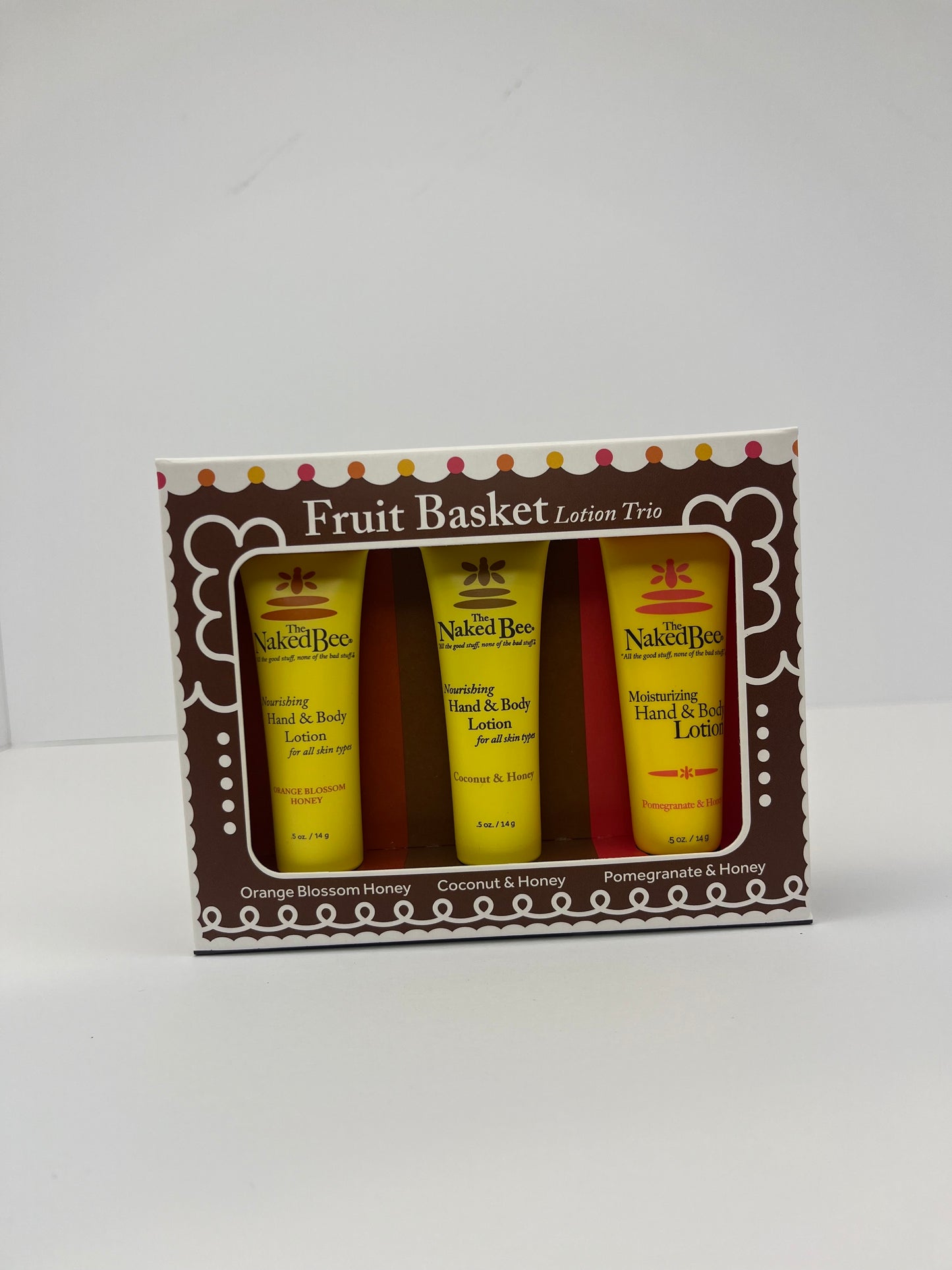 The Naked Bee Holiday Fruit Basket Lotion Trio