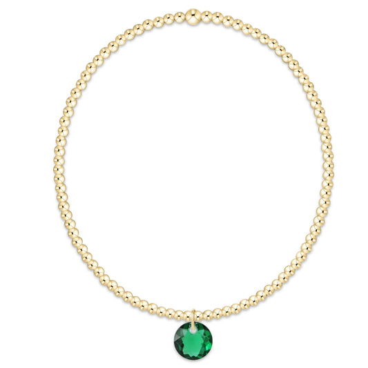Enewton Classic Gold 2mm Bracelet - Reflection Charm 5