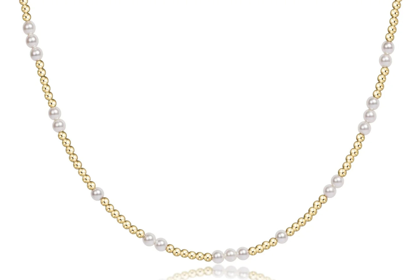 enewton 17" Hope Unwritten Choker 3mm - Pearl