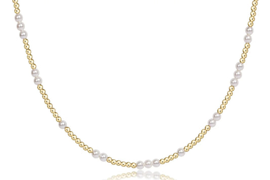 enewton 17" Hope Unwritten Choker 3mm - Pearl
