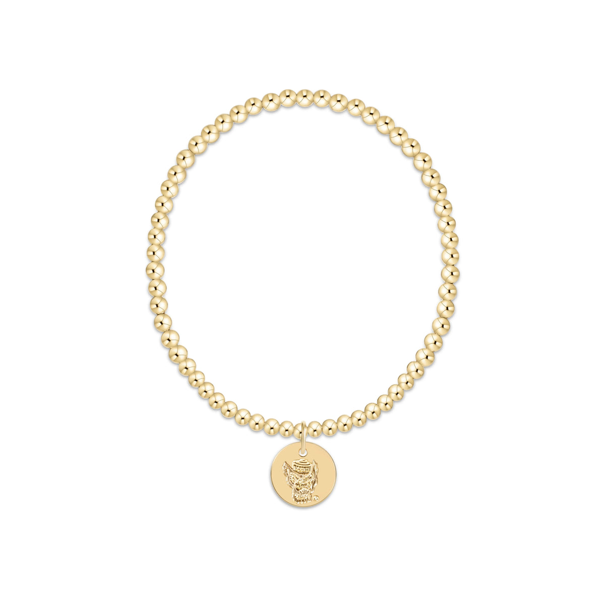 enewton eCOLLEGIATE Classic Gold 3mm Bracelet - North Carolina State University