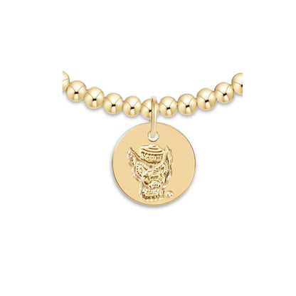 enewton eCOLLEGIATE Classic Gold 3mm Bracelet - North Carolina State University