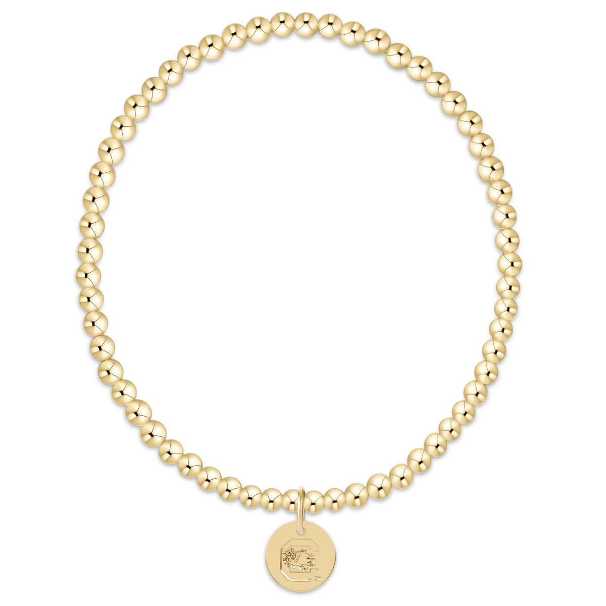 enewton eCOLLEGIATE Classic Gold 3mm Bracelet - University of South Carolina