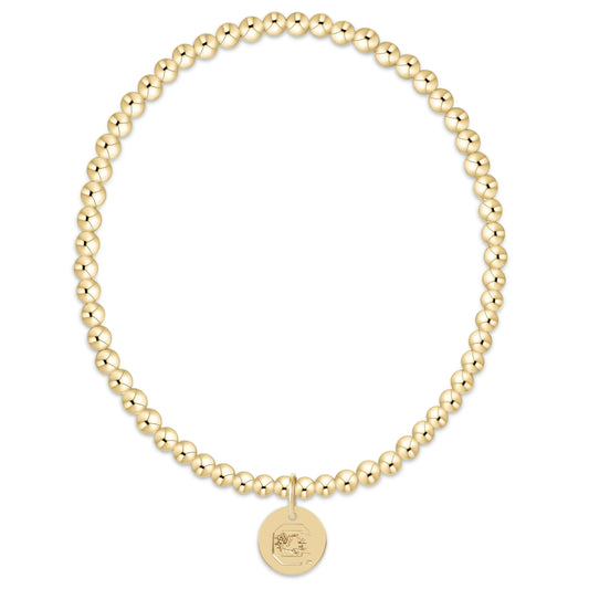 enewton eCOLLEGIATE Classic Gold 3mm Bracelet - University of South Carolina