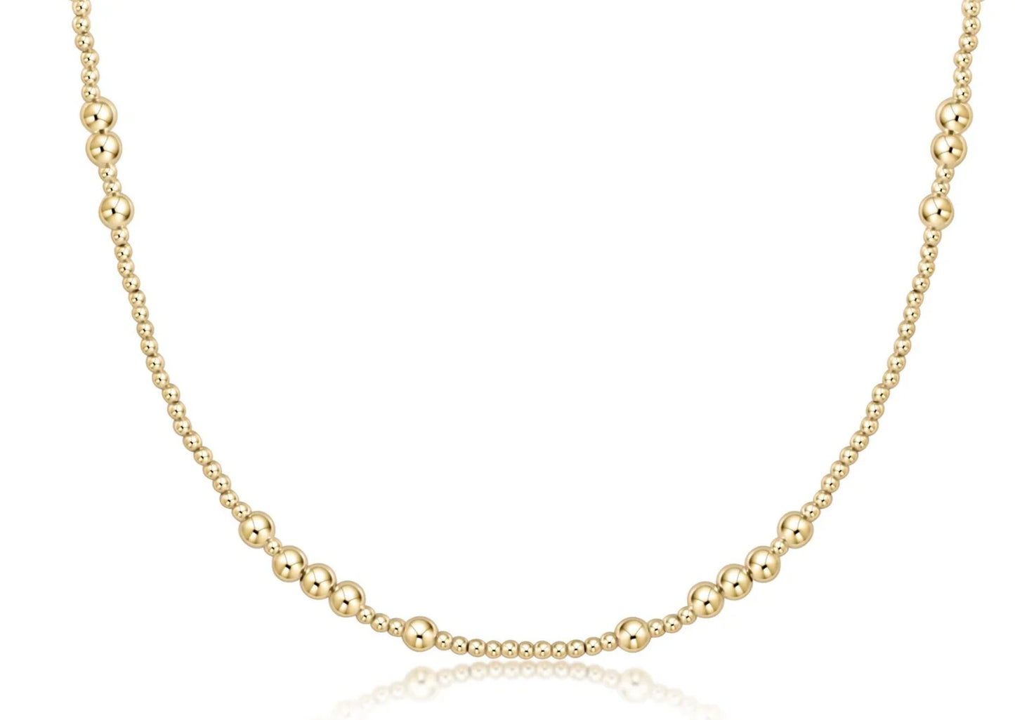 enewton 17" Hope Unwritten Choker 4mm - Gold