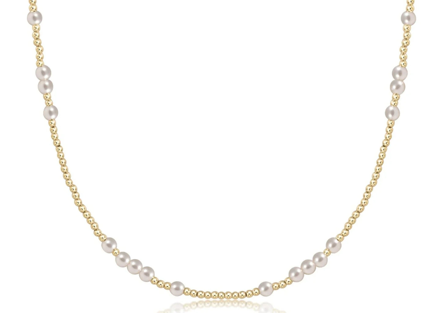 enewton 17" Hope Unwritten Choker 4mm - Pearl