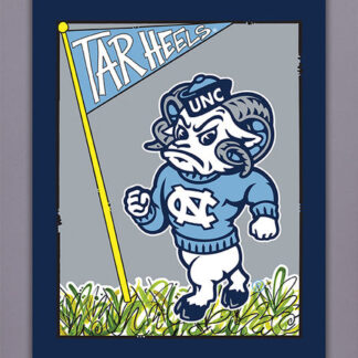 Magnolia Lane Chapel Hill Tar Heels House Flag