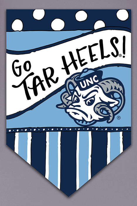Magnolia Lane Chapel Hill Dots and Stripes Garden Flag