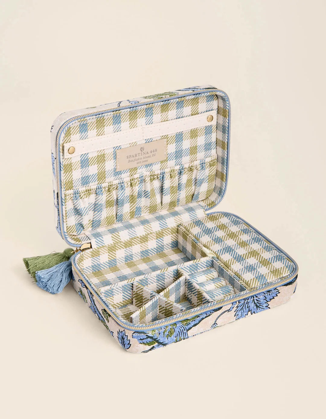 Spartina 449 XL Jewelry Travel Case Japonica Bird Case