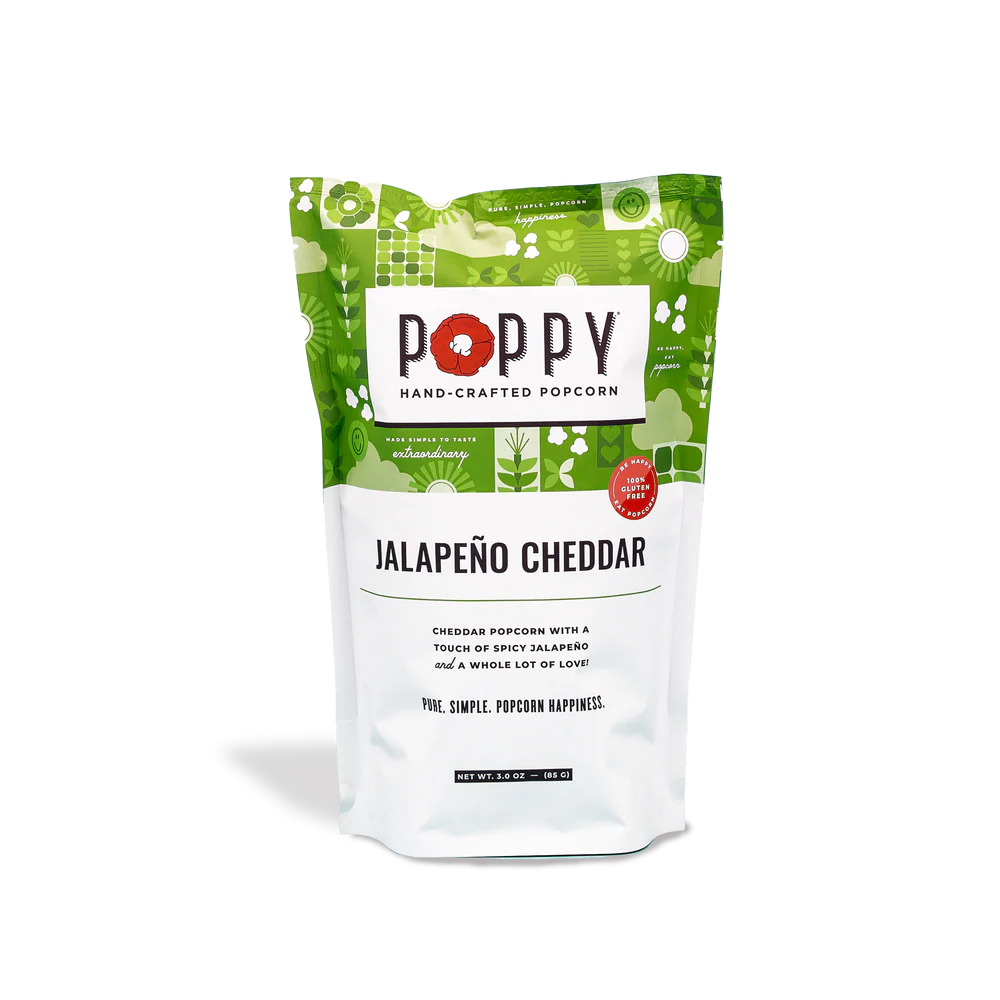 Poppy Hand-Crafted Popcorn Jalapeno Cheddar