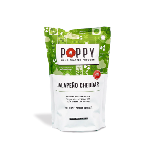 Poppy Hand-Crafted Popcorn Jalapeno Cheddar