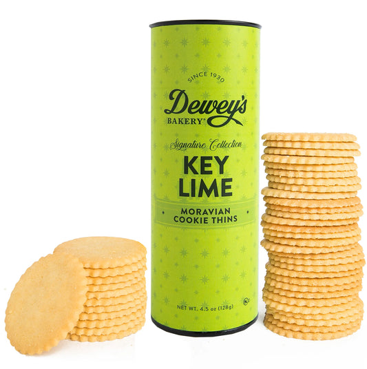 Dewey's Bakery Key Lime Moravian Cookie Thins