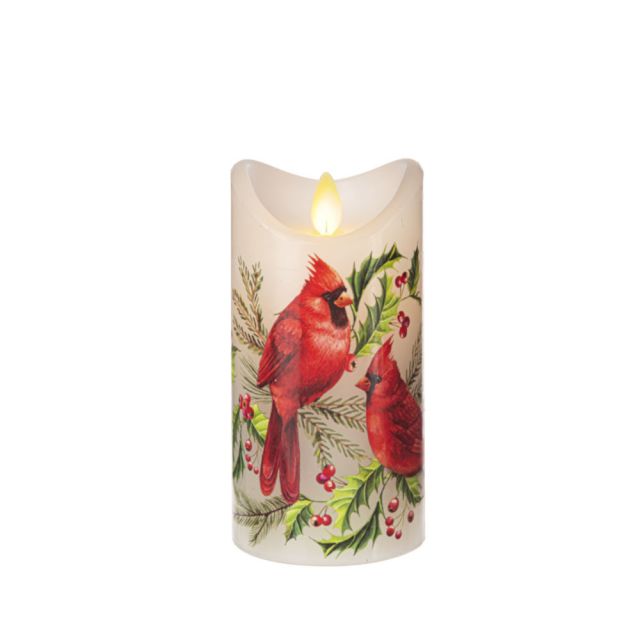 Ganz LED Cardinal Pillar Candle