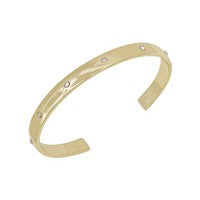 Meghan Browne Luca Gold Clear Bracelets