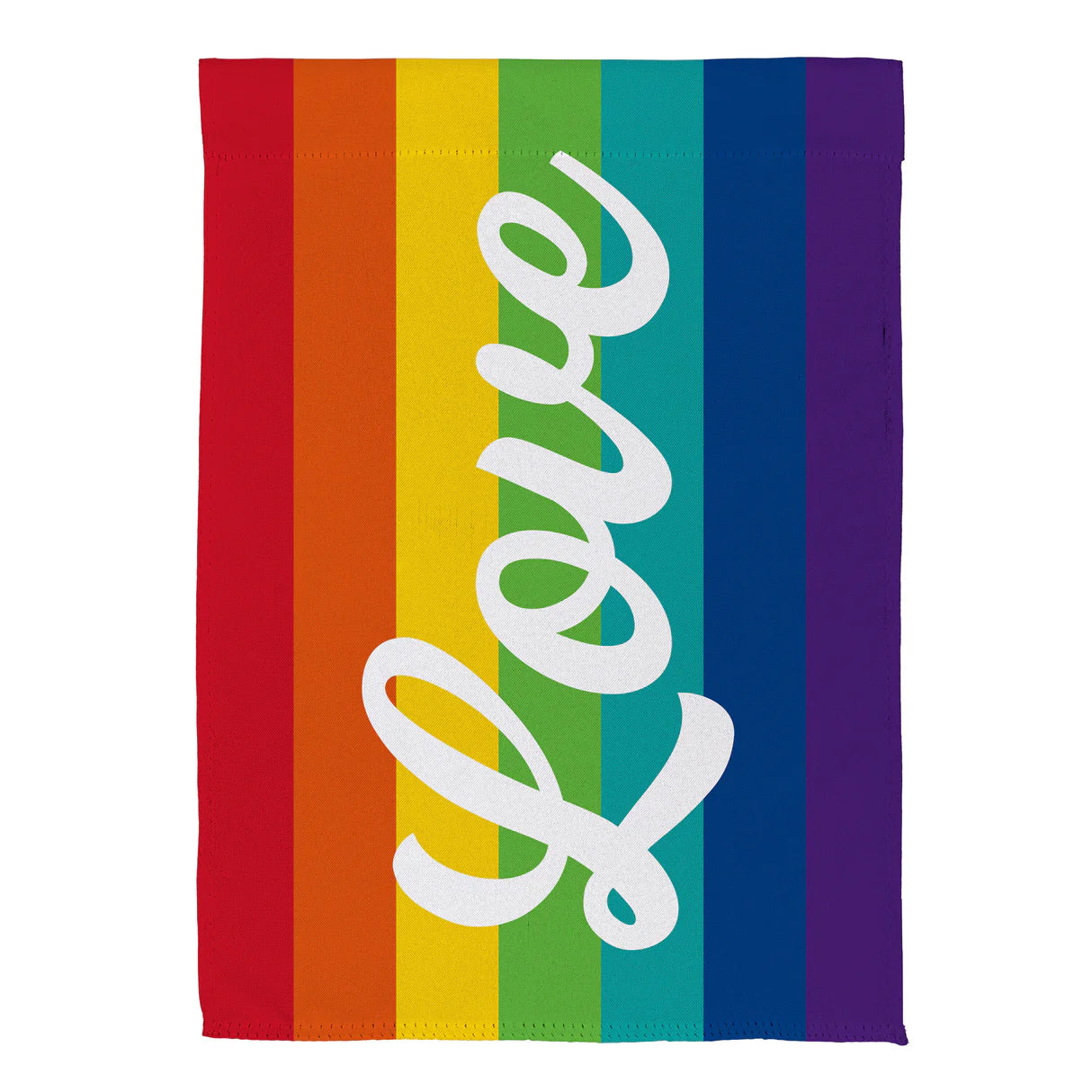 Evergreen All Love Suede Garden Flag
